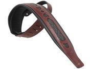 Levy s PM31 BRG 2.5 Garment Padded Leather Strap Windows Stitching Burgundy