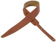 Levy s MG317WYT TAN 2 1 2 Garment Leather Guitar Bass Strap Tan