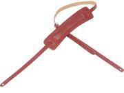 Levy s M25C BRG 5 8 Carving Leather Guitar Bass Strap Classic 50 s Pad Burgundy