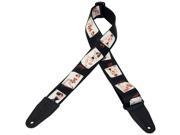 Levy s MPS2 072 2 Polyester Sonic Art Guitar Bass Strap Pin Up Girl