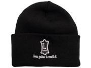Levy s Gear Classic Embroidered Beanie Hat Black