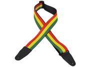 Levy s MPD2 102 2 Artist Design Bob Marley Guitar Bass Strap Rastafarian Flag