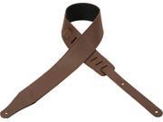 Levy s Leathers M26BL BRN Acoustic Guitar Strap M26BL BRN LEVY S LEATHERS