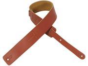 Levy s DM1SGC WAL 2.5 Leather Guitar Bass Strap Embossed Christian Cross Walnut