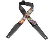 Levy s MDL8 2 Polyester Guitar Bass Strap Art for Sickos Girls Girls Ghouls