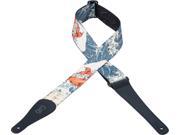 Levy s MPD2 016 2 Polyester Guitar Bass Strap Sonic Art Japanes Koi Fish