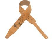 Levy s MN26PNH XL 005 Printed Leather Christian Guitar Bass Strap Praying Hands