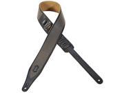 Levy s MG17NH1 XL BLK 2 1 2 Leather Guitar Bass Strap w Nail Head