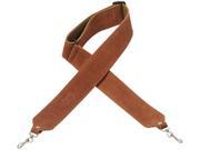 Levy s M9S RST 2 Suede Leather Banjo Strap w Metal Clips Rust