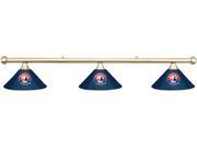 MLB Montreal Expos Blue Metal Shade Brass Bar Billiard Pool Table Light