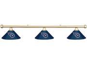 NFL Tennessee Titans Blue Metal Shade Brass Bar Billiard Pool Table Light