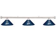 MLB Kansas City Royals Blue Metal Shade Chrome Bar Billiard Pool Table Light