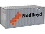Walthers HO Scale 20 Ribbed Side Shipping Intermodal Container Ned Lloyd