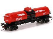UPC 797534766778 product image for Athearn HO Scale Single-Dome Tank Freight Car Crystal Car Line (Red/Black) #278 | upcitemdb.com