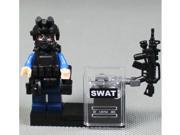 JLB 98507 6 CS Squad Navy Seal Team Army Builder Police City Officer Riot Shield Minifigure Building Blocks Education Toys