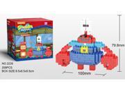 Wise Hawk 2235 Mr Krabs Squarepants 209Pcs Building Blocks DIY Brick Toy Figures