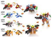 HSANHE 6201 04 4 Set Gundam 694Pcs Building Blocks DIY Brick Toy