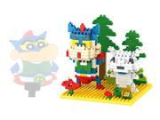 Loz 9466 Crayon Shin Chan Super 290 Pcs Building Brick Blocks 3D DIY Figure Toy