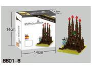 BH 8601 6 World Spain Church 350Pcs Building Block DIY 3D Brick Toy gift Figure