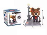 Hsanhe 9609 Brown Bear Series 349Pcs Building Blocks DIY 3D Bricks Toys gift
