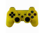 Yellow OEM DualShock Bluetooth Wireless SixAxis Controller For Sony PS3 New