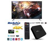 MXQ 4K OTT IPTV Internet TV Box 4K Ultra HD Android 5.1 Quad Core 1.5GHz RAM 1GB ROM 8GB Network Media Player