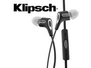 Klipsch R6i In Ear Headphones with In Line Mic and Apple Controls Black