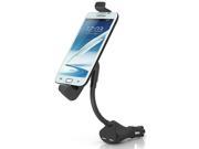 Universal Car Phone Holder with Dual USB Charger for Samsung Galaxy Note Lenovo Mount Bracket cradle Stand Holder