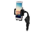 Car Charger Universal Adjustable Mount Stand Holder Dual USB Port for Mobile Phones GPS PDA GPS