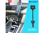 Eugizmo Car Magnetic holder Mount with dual USB Car Charger DC5V 2.1A 2.4A 1A for iPhone 6 Samsung Sony Xiaomi LG and Other Smartphones
