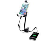 Universal Car Phone Holder Mount with 3 USB Car Charger Ciger Socket Stand Cradle For Iphone Samsung and All 4.3 5.3 Smartphone