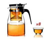 Kendal 32 oz Tea Maker Teapot with 8 tea cups cj 900
