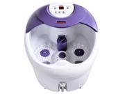 Foot Spa Massager with Rolling Massage and Heat Bubbles Digital LED Display