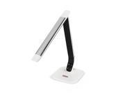 Kendal Folding LED Desk Lamp with 3 Modes 5 level Dimmable Touch Control 10 Watt Cold Warm Natural Light 1 Silver