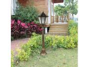 4 feet 2 inch outdoor solar powered lamp post with HIGH Bright LED Lights SL 6907bronze1.5m