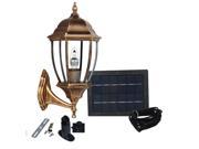 Large Outdoor Solar powered LED Wall Light Lamp SL 7401