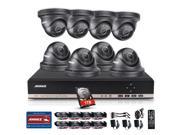 ANNKE 8 Channel 1080N DVR 1080P NVR Security Camera System with 8 960P 1.3MP Outdoor CCTV Cameras 1TB HDD