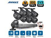 Sannce Security Camera System with 24CH 720P DVR combine and 8*800TVL Surveillance cameras No HDD