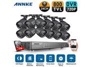 Sannce Security Camera System with 24CH 1080N DVR combine and 12*800TVL Surveillance cameras 2TB HDD