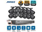 Sannce Security Camera System with 24CH 1080N DVR combine and 12*800TVL Surveillance cameras No HDD