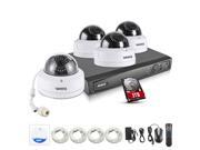 ANNKE 1080P POE Security Camera System Kit with 4CH 6.0MP NVR and 4 Night Vision Onvif IP Dome Camera 3TB HDD