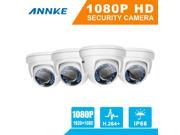 Annke HD TVI 1080P 1920TVL Surveillance Cameras with Super Night Vision 4 Packed