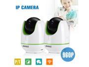 ANNKE SP3 960P HD WiFi IP Camera Wire Free Design baby monitor Smart Wireless IP Camera Two ways audio Motion Detection Email Alert Pack of two