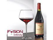 Fusion Infinity Pinot Noir Wine Glasses Set of 4