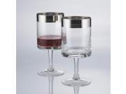 Madison Avenue Short Stem Wine Glasses Set of 2