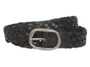 1 1 4 Womens Braided Woven Leather Belt