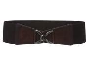 Women s 3 75 mm Wide High Waist Fashion Stretch Belt