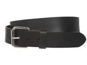 Big Tall Oversize Snap on 1 1 2 Standard Plain Full Grain Leather Belt