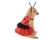 Pet Costume Lovely Ladybug Md