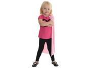 CAPE CHILD PINK 24 INCH LONG